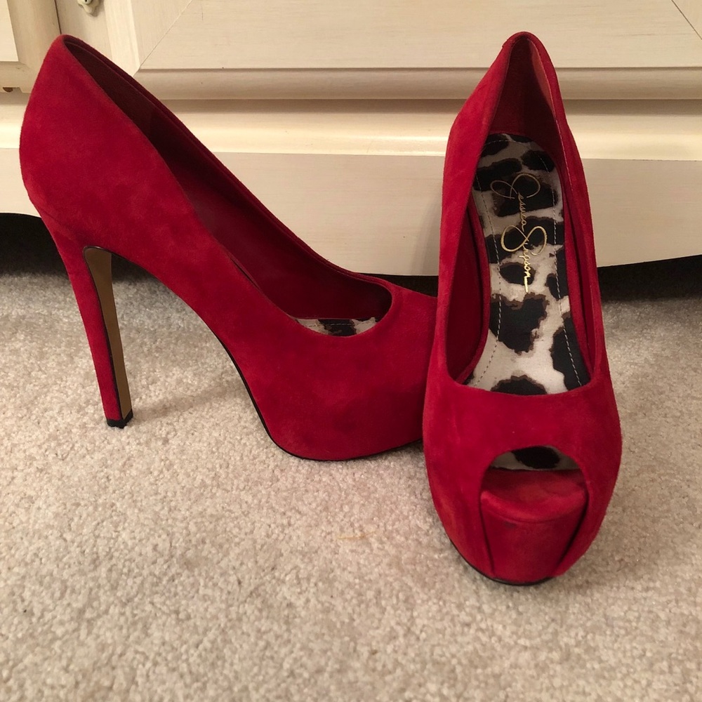 Red high heels